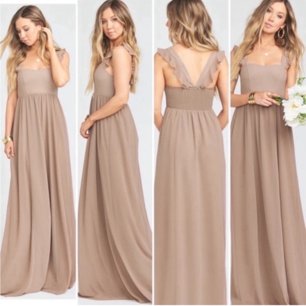 NWT Show Me Your MuMu June Maxi Dress Size M in Brown
